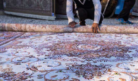 روش اصولی لول کردن قالی در قالیشویی کلاردشت